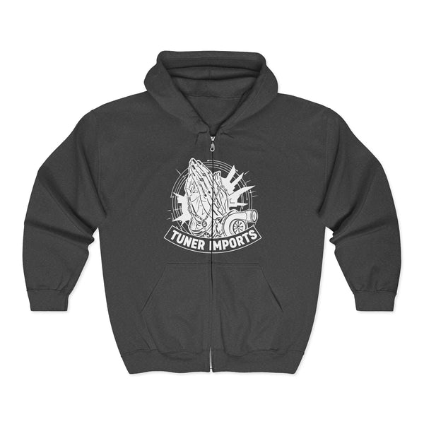 Pray for Turbos Zip Hoodie