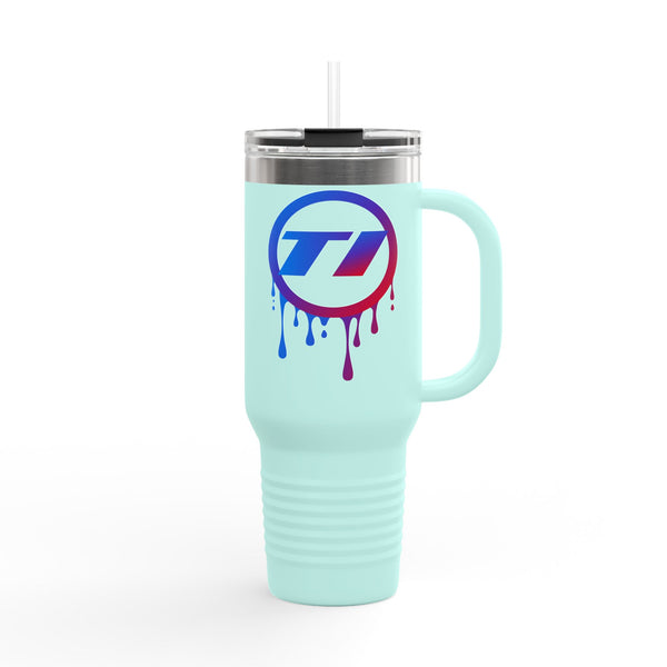 Tuner Imports Colorful Drip Insulated Travel Mug - 40oz