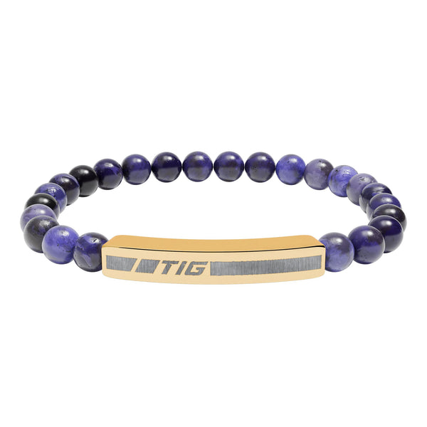 TIG Engraved Natural Stone Bracelet