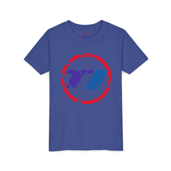 TI Youth Short Sleeve Tee - Cool Cracked Logo Design