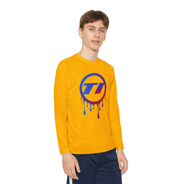 TI Dripping Logo Youth Long Sleeve Tee