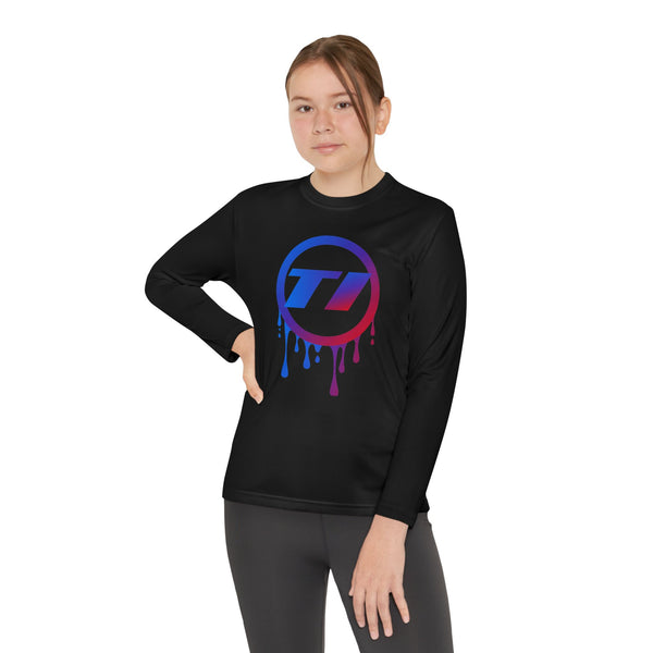 TI Dripping Logo Youth Long Sleeve Tee