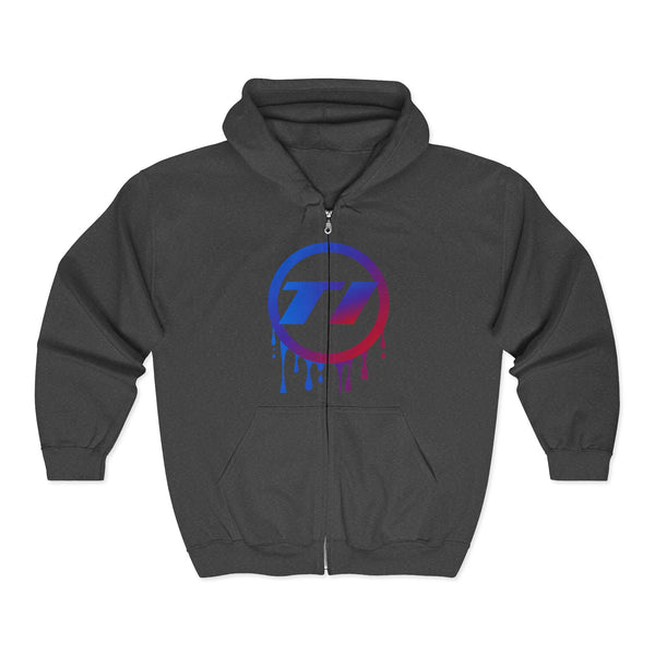 Tuner Drip Logo Full Zip Hoodie