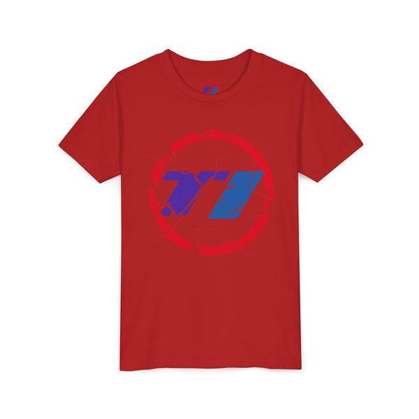 TI Youth Short Sleeve Tee - Cool Cracked Logo Design