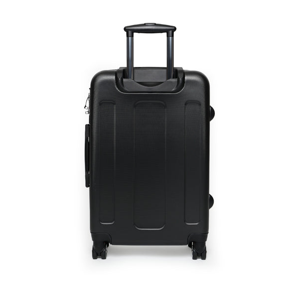 Tuner Imports Stylish Rolling Suitcase with Bold White
