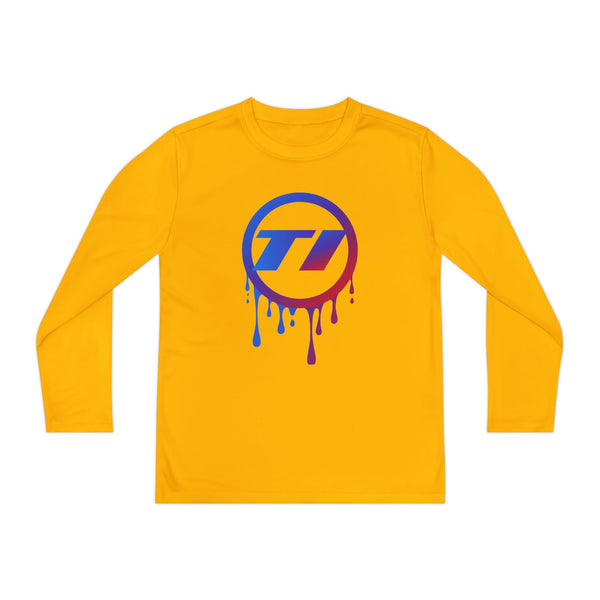 TI Dripping Logo Youth Long Sleeve Tee