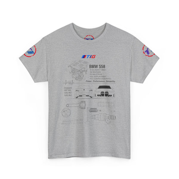 BMW S58 Engine Blueprint Tee