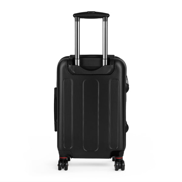Tuner Imports Stylish Rolling Suitcase with Bold White