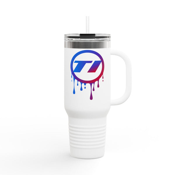 Tuner Imports Colorful Drip Insulated Travel Mug - 40oz