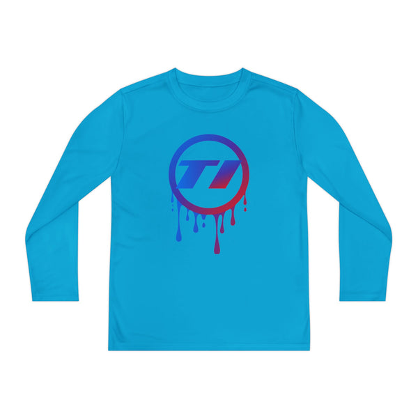 TI Dripping Logo Youth Long Sleeve Tee