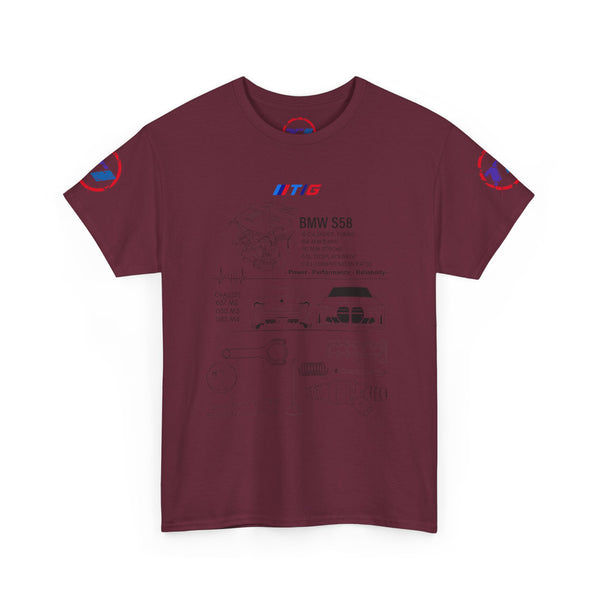 BMW S58 Engine Blueprint Tee