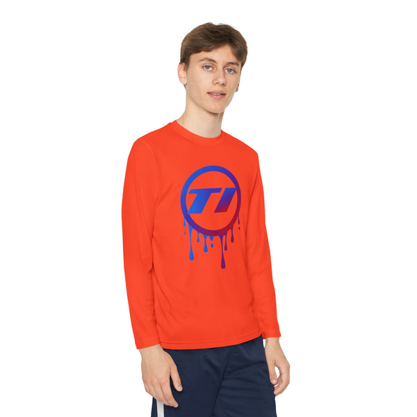 TI Dripping Logo Youth Long Sleeve Tee