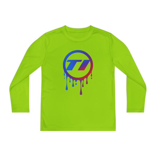 TI Dripping Logo Youth Long Sleeve Tee