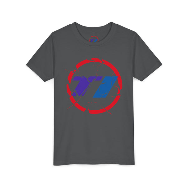 TI Youth Short Sleeve Tee - Cool Cracked Logo Design