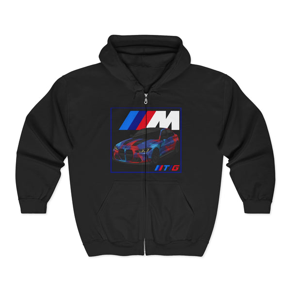 Racing M Logo Zip Hoodie