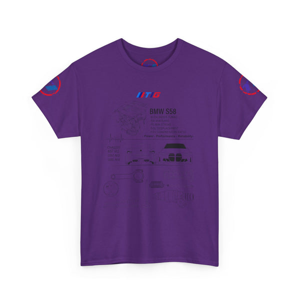 BMW S58 Engine Blueprint Tee
