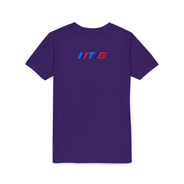 TI Youth Short Sleeve Tee - Cool Cracked Logo Design