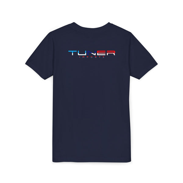 Tuner Imports Youth Graphic Tee - Dripping Logo Design
