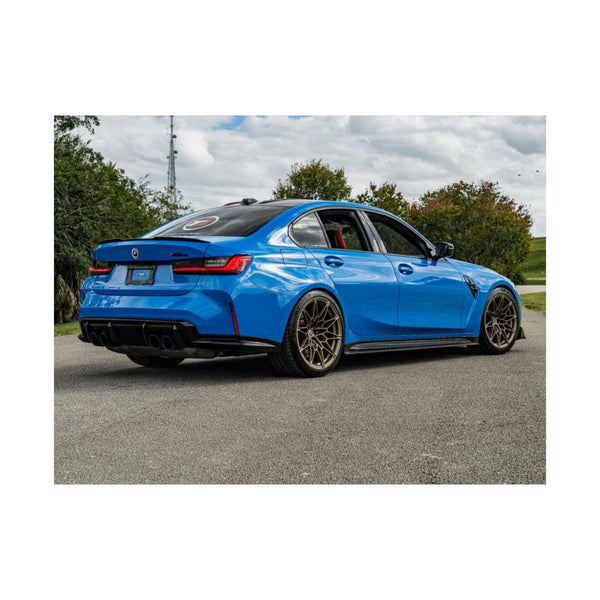 M3 Voodoo Blue Stylish Satin Car Posters