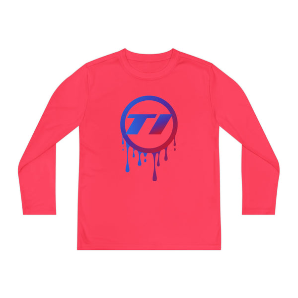 TI Dripping Logo Youth Long Sleeve Tee