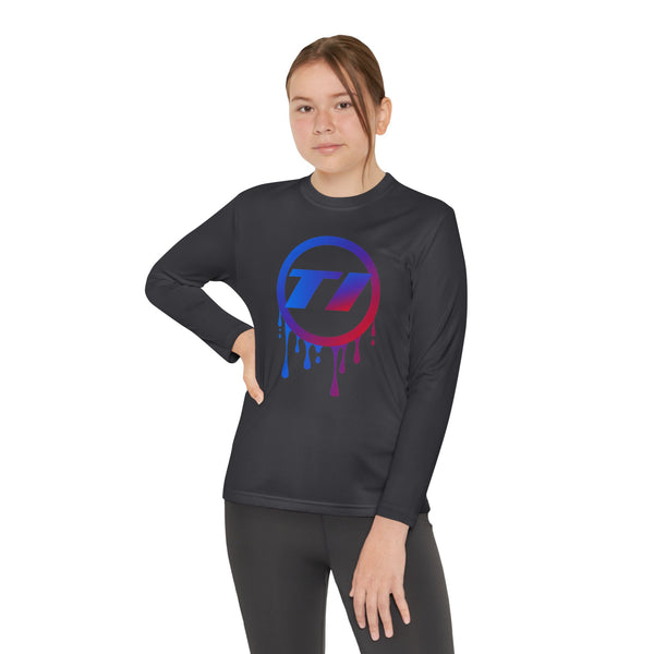 TI Dripping Logo Youth Long Sleeve Tee