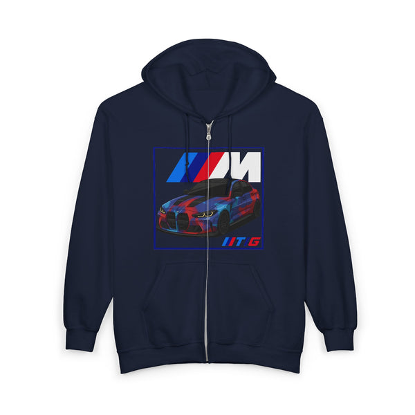 Racing M Logo Zip Hoodie