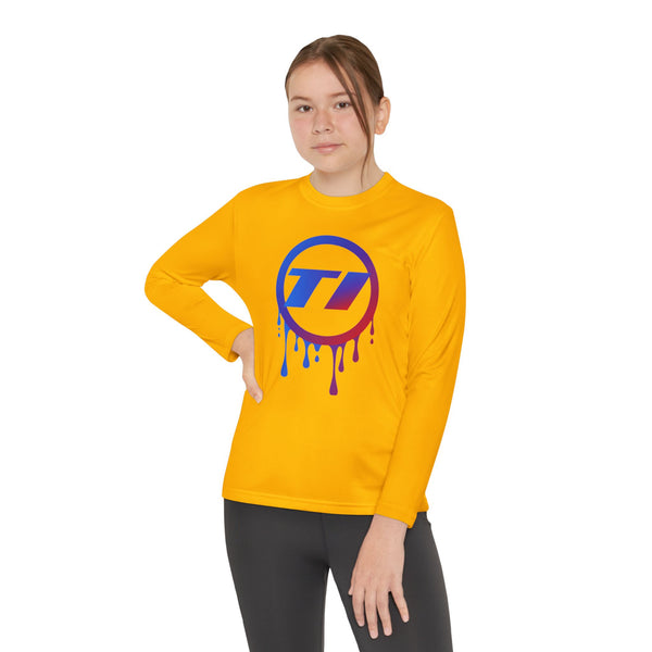 TI Dripping Logo Youth Long Sleeve Tee