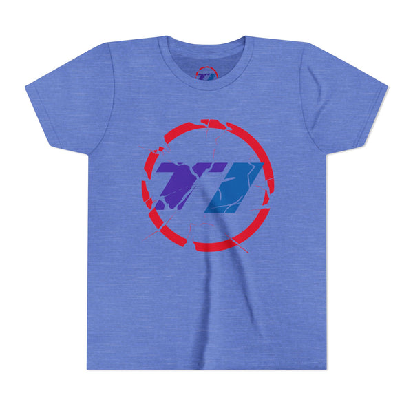 TI Youth Short Sleeve Tee - Cool Cracked Logo Design