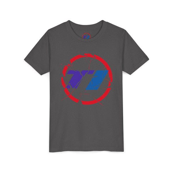 TI Youth Short Sleeve Tee - Cool Cracked Logo Design
