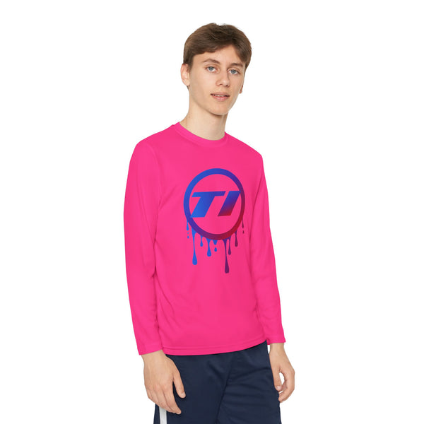 TI Dripping Logo Youth Long Sleeve Tee