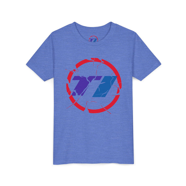 TI Youth Short Sleeve Tee - Cool Cracked Logo Design