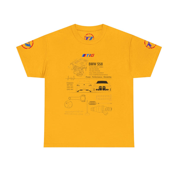 BMW S58 Engine Blueprint Tee