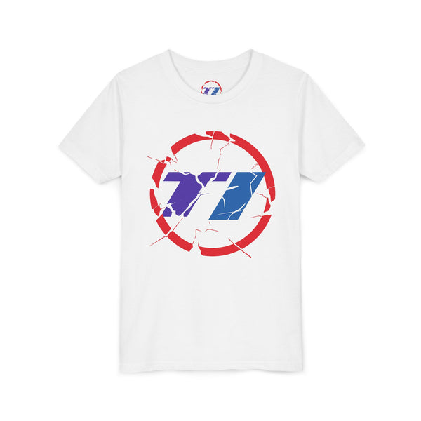 TI Youth Short Sleeve Tee - Cool Cracked Logo Design