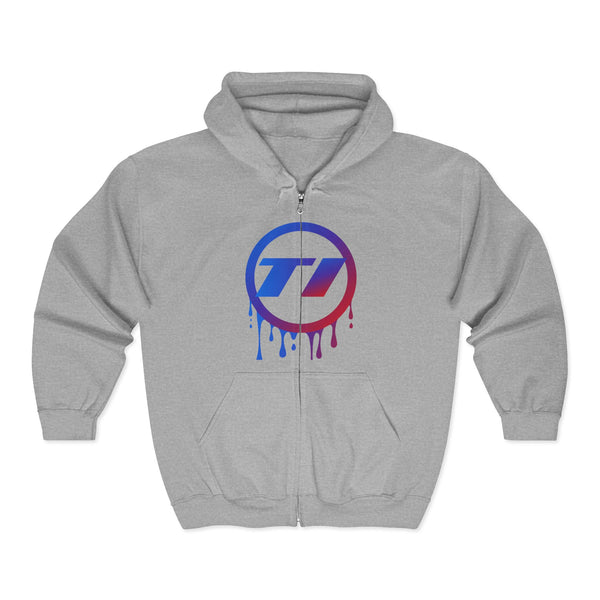 Tuner Drip Logo Full Zip Hoodie