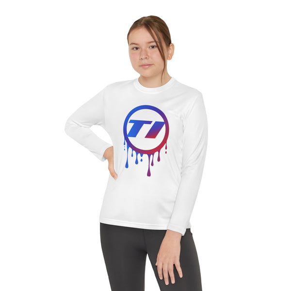 TI Dripping Logo Youth Long Sleeve Tee