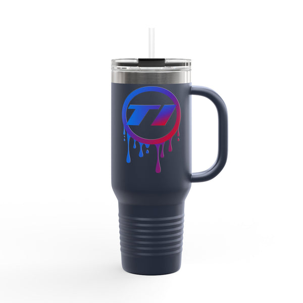 Tuner Imports Colorful Drip Insulated Travel Mug - 40oz