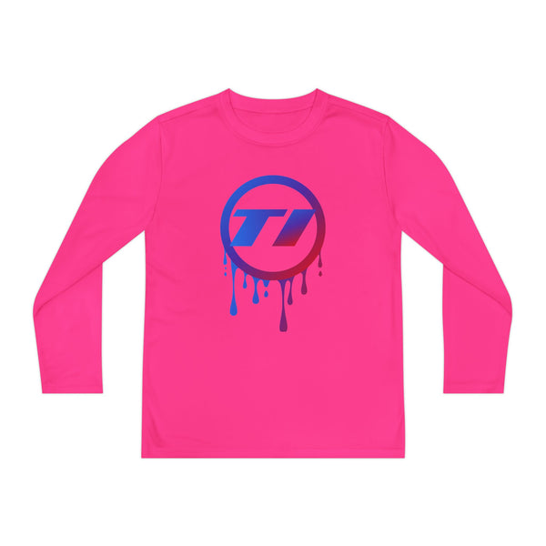 TI Dripping Logo Youth Long Sleeve Tee