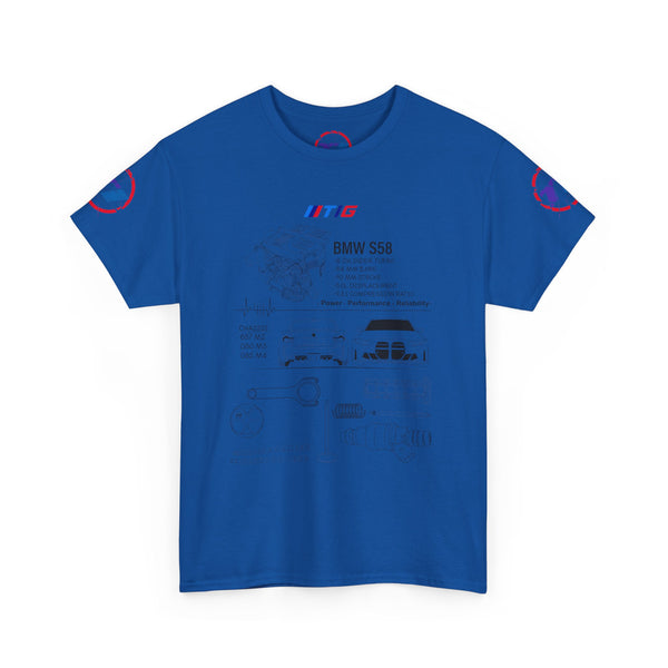 BMW S58 Engine Blueprint Tee