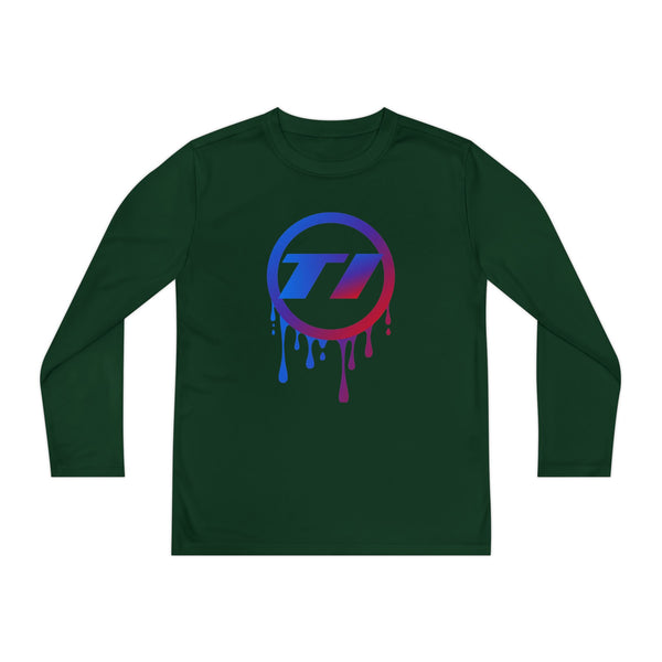 TI Dripping Logo Youth Long Sleeve Tee