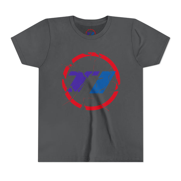 TI Youth Short Sleeve Tee - Cool Cracked Logo Design