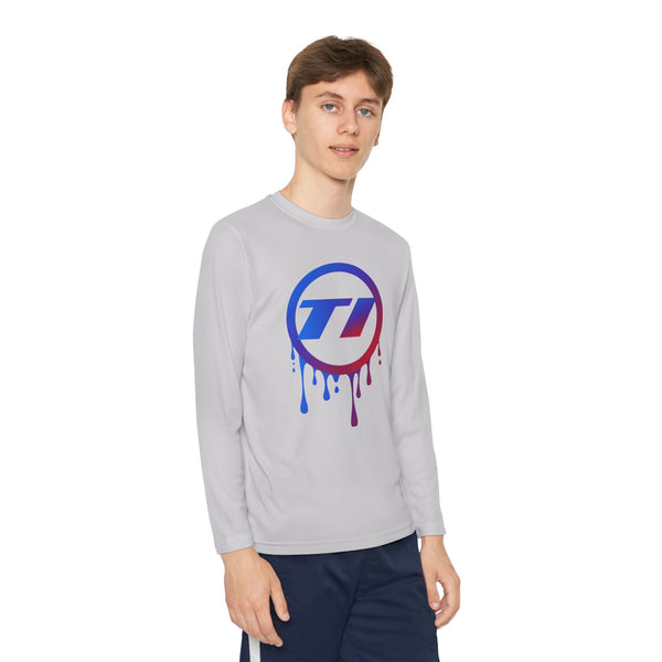 TI Dripping Logo Youth Long Sleeve Tee