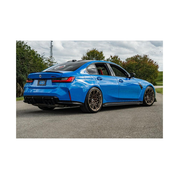 M3 Voodoo Blue Stylish Satin Car Posters