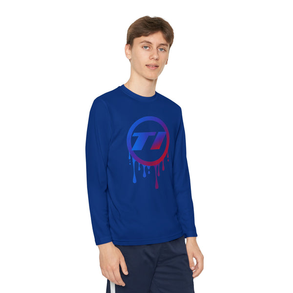TI Dripping Logo Youth Long Sleeve Tee