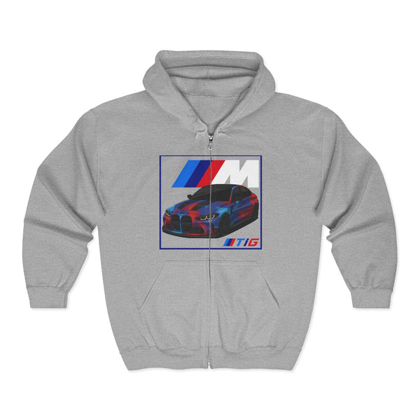 Racing M Logo Zip Hoodie
