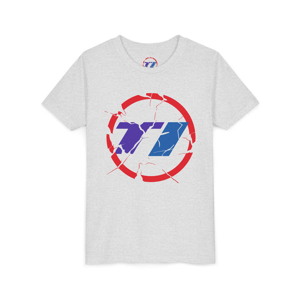 TI Youth Short Sleeve Tee - Cool Cracked Logo Design