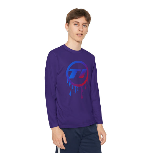 TI Dripping Logo Youth Long Sleeve Tee