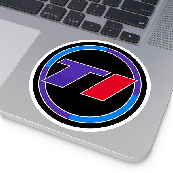 TI Vibrant Round Stickers for Indoor/Outdoor Use