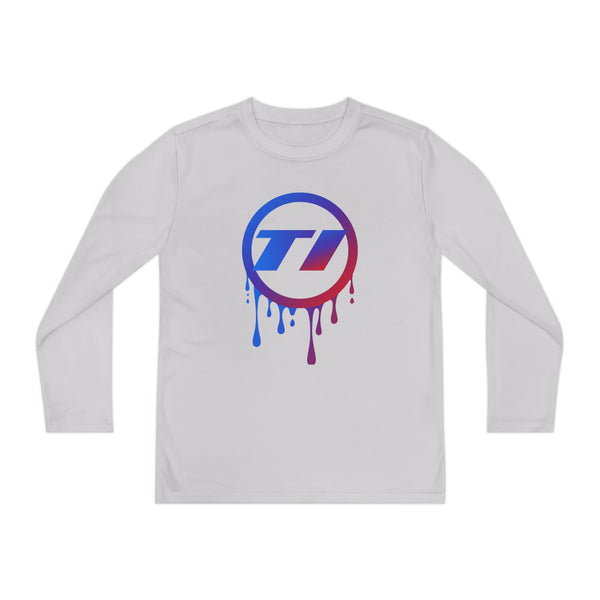 TI Dripping Logo Youth Long Sleeve Tee
