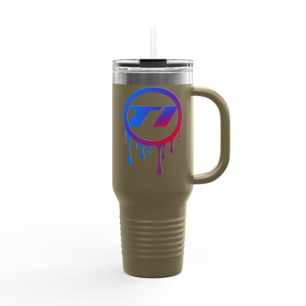 Tuner Imports Colorful Drip Insulated Travel Mug - 40oz