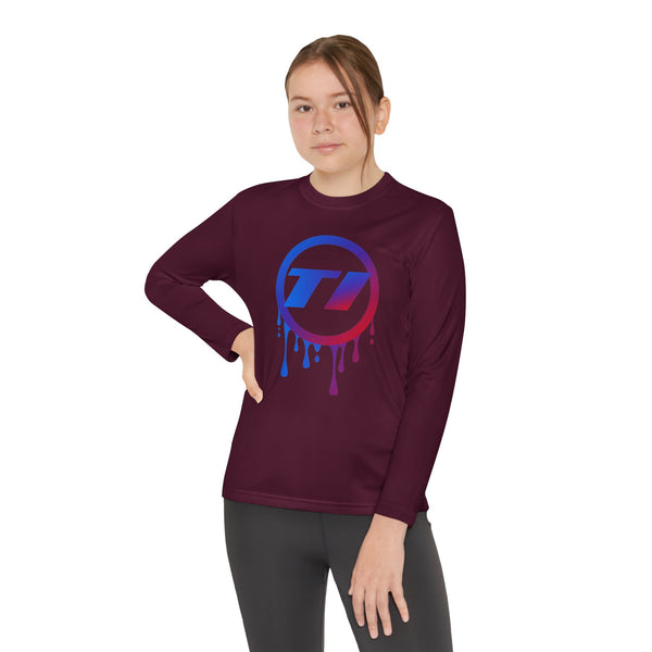 TI Dripping Logo Youth Long Sleeve Tee